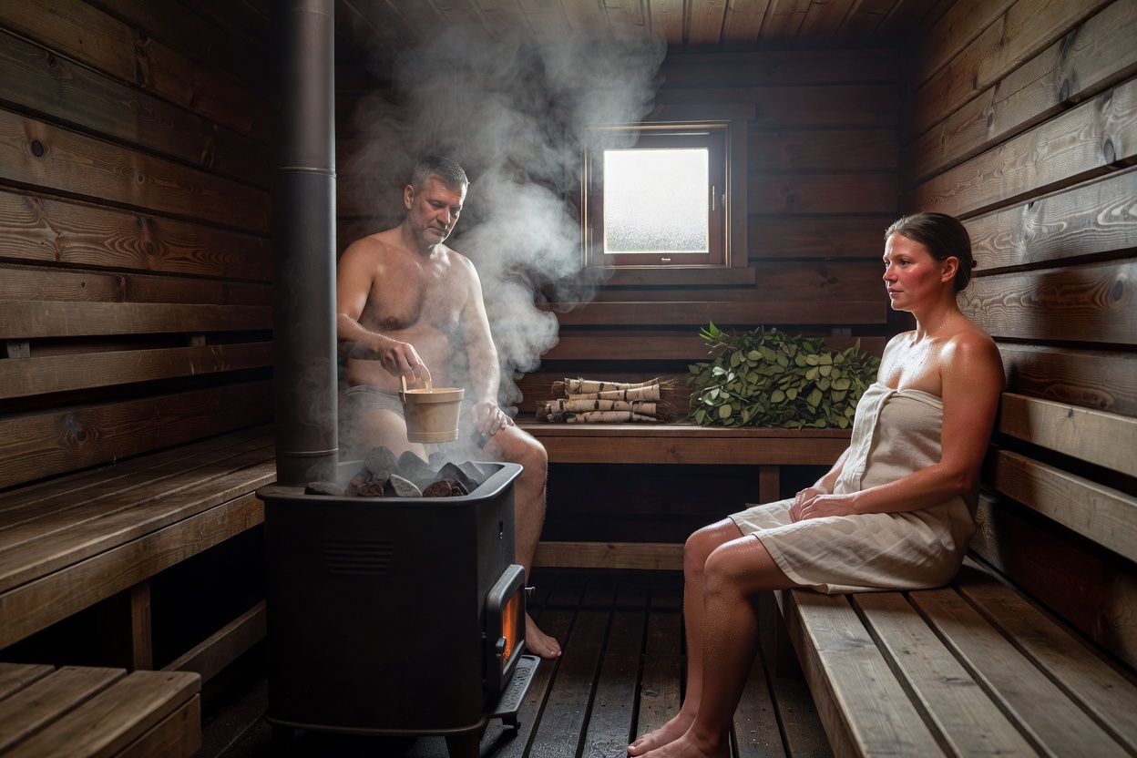 Illustrative photograph accompanying the Nordic sauna and heat culture guide