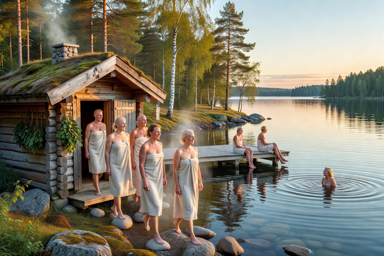Illustrative travel photograph accompanying an introduction to Nordic sauna culture