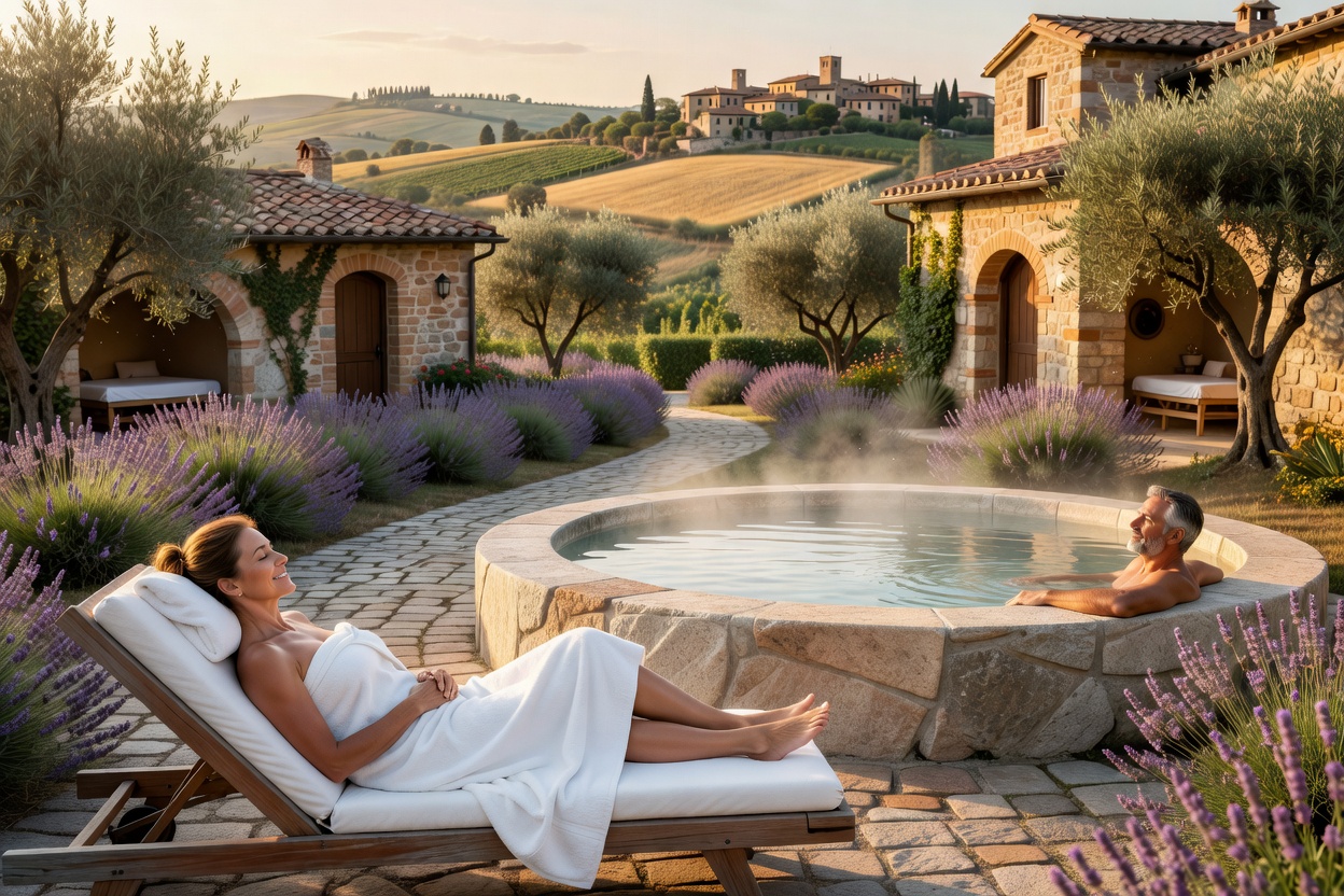 Illustrative travel photograph introducing restorative European spa stays