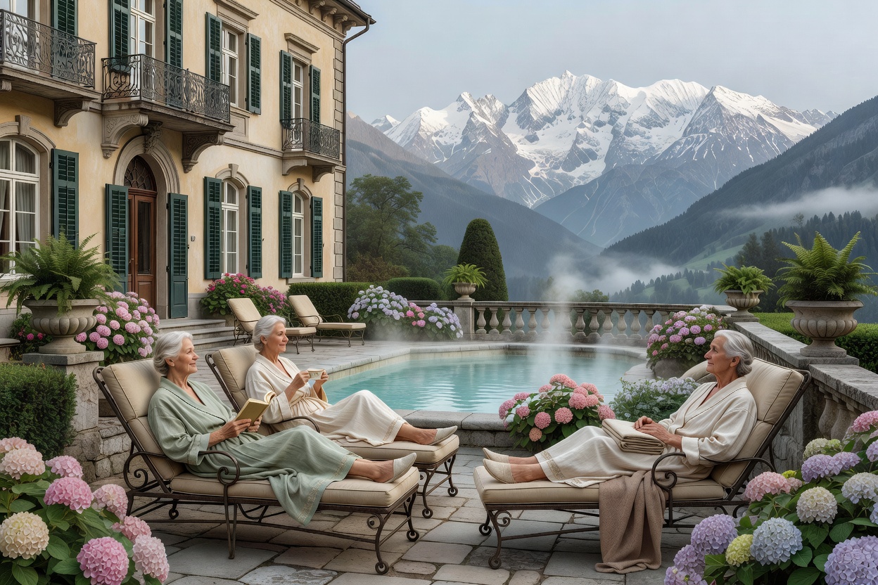 Illustrative travel photograph introducing slower European spa retreats